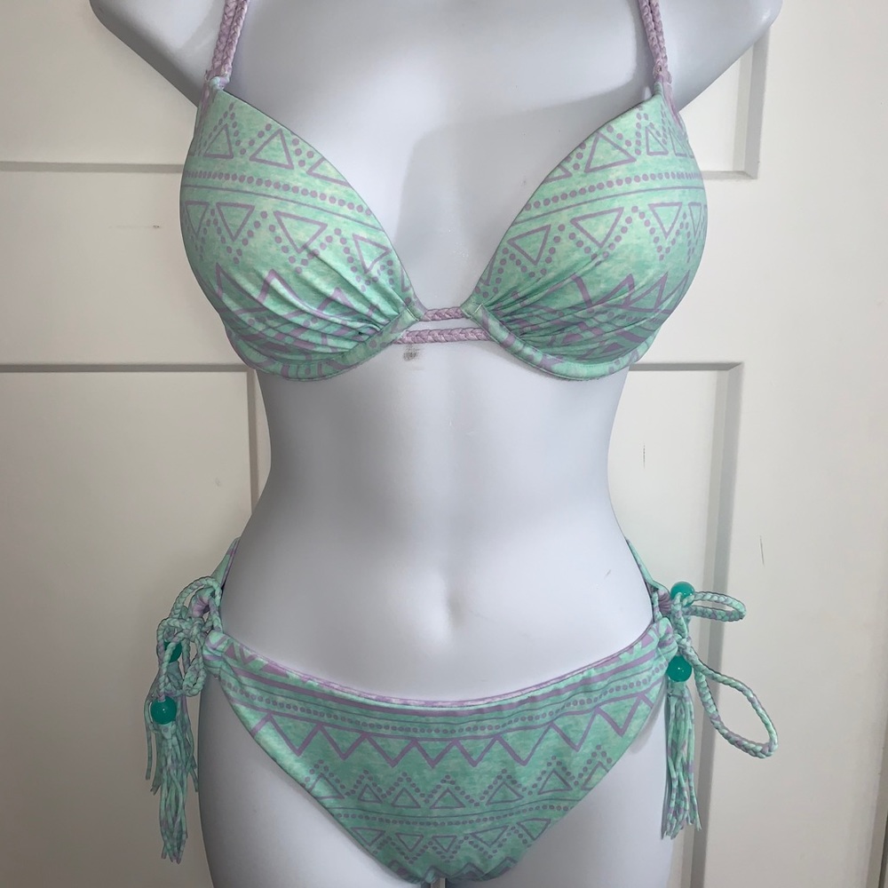 VS Push-up Bikini w/ Reversible ruched bottoms